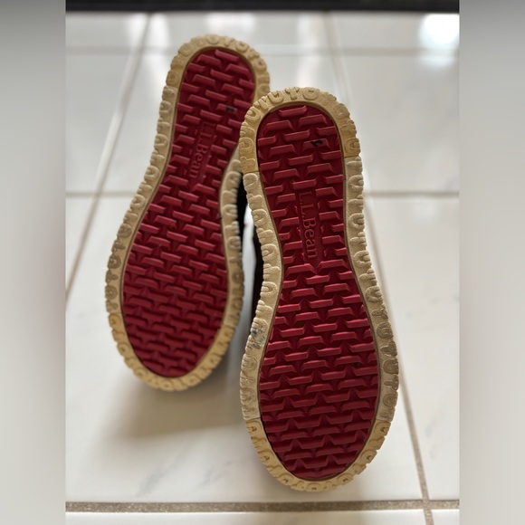 LL BEAN Women's Brown Nylon Waterproof
Insulated Ultralight Pac Boots Size 8 - Picture 7 of 9